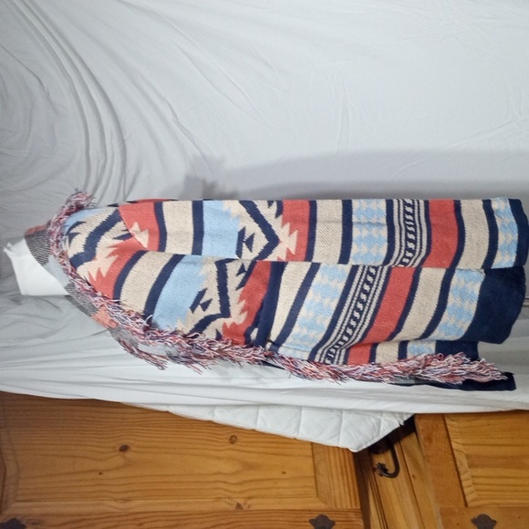 Marvelous Margeaux & Ellie fringed sweater, sz XL - Picture 4 of 13